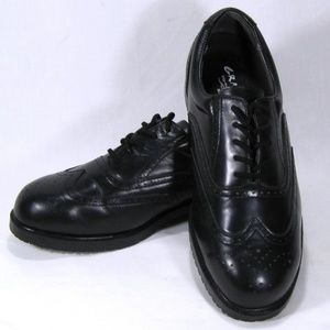 Grabbers Black Slip Resistant Work Shoes Size: 9W